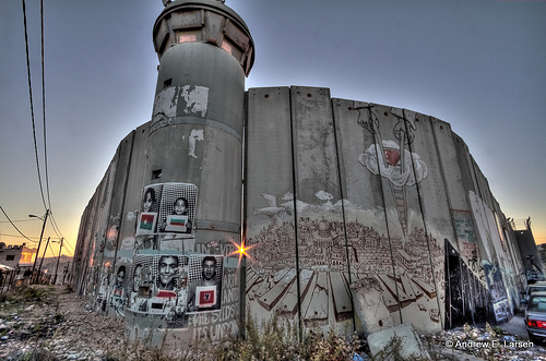 The separation barrier at Bethlehem. Photo: Andrew E Larsen/flickr CC